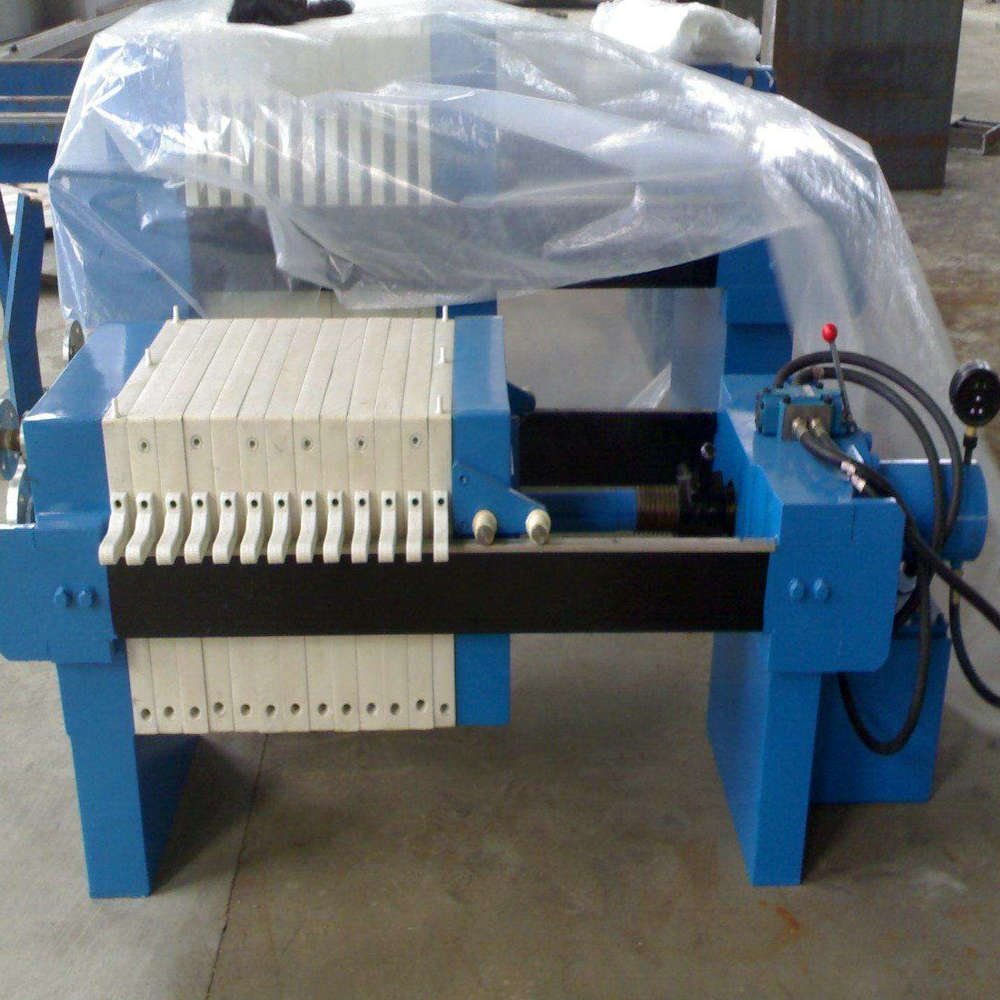 Prensa de filtro de aguas residuales con cambio automático de papel