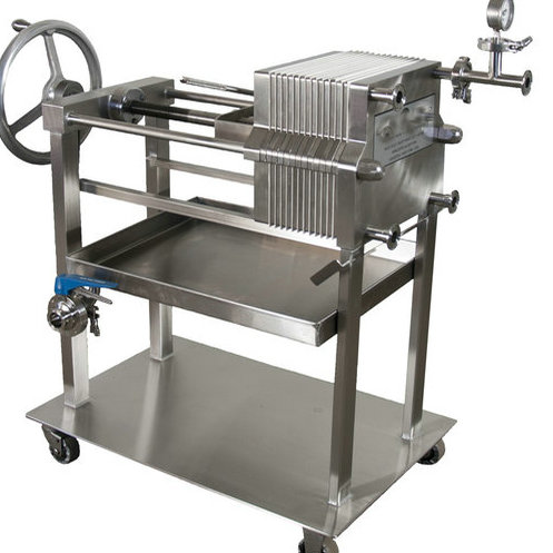 Industria papelera Filtro prensa de hierro fundido Lavado automático