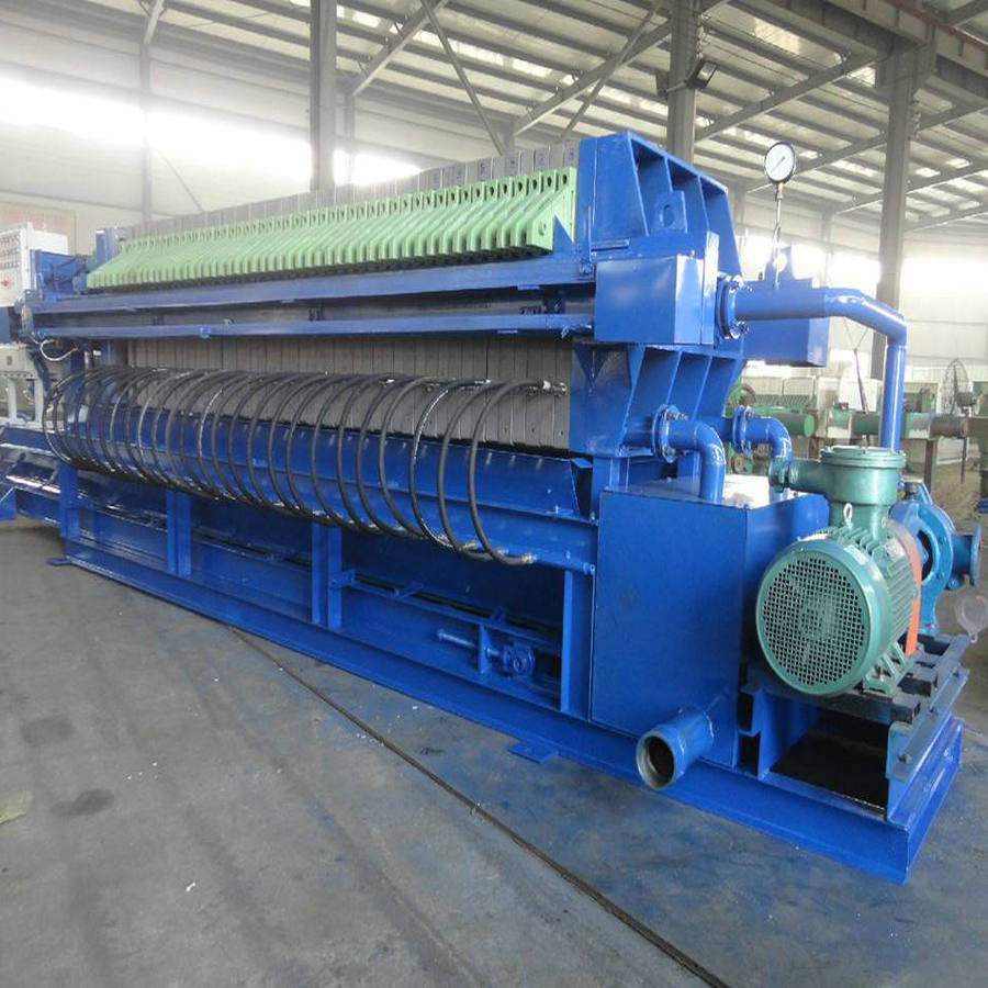 Industria de fabricación de papel Tratamiento de aguas residuales Filtro prensa