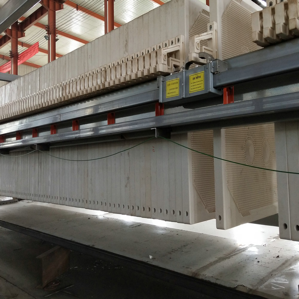 Proceso de galvanoplastia Filtro prensa de aguas residuales