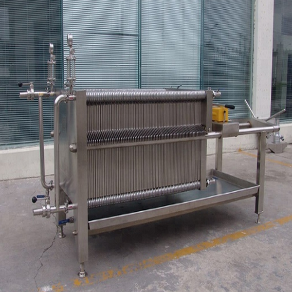 Prensa de filtro de placa de acero inoxidable para filtración de líquidos