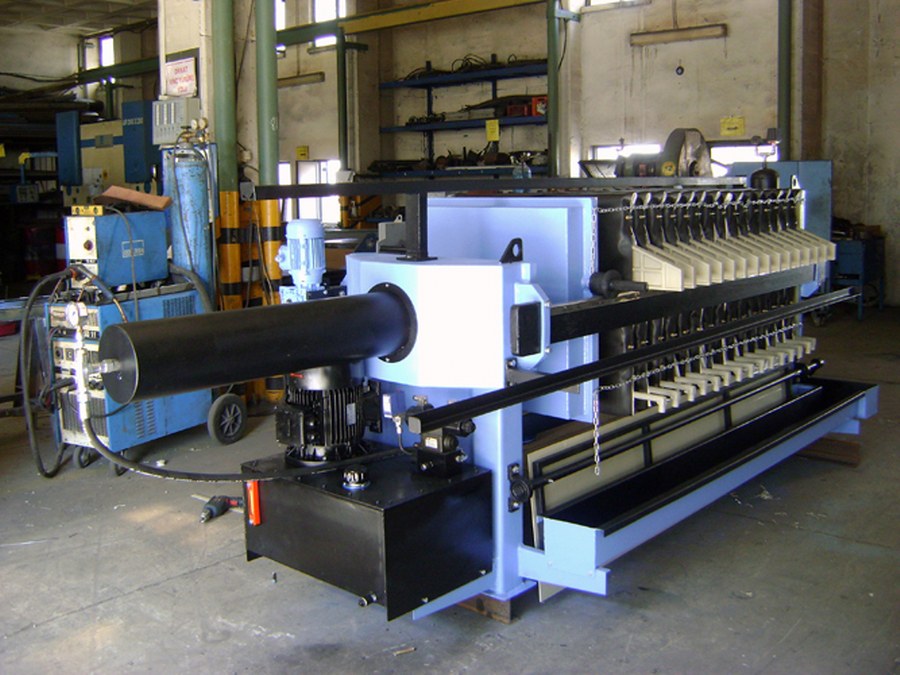 Sistema de control PLC Filtro prensa de membrana de cámara