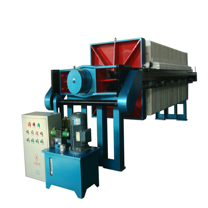Prensa de filtro de marco de placa hidráulica para la industria del papel