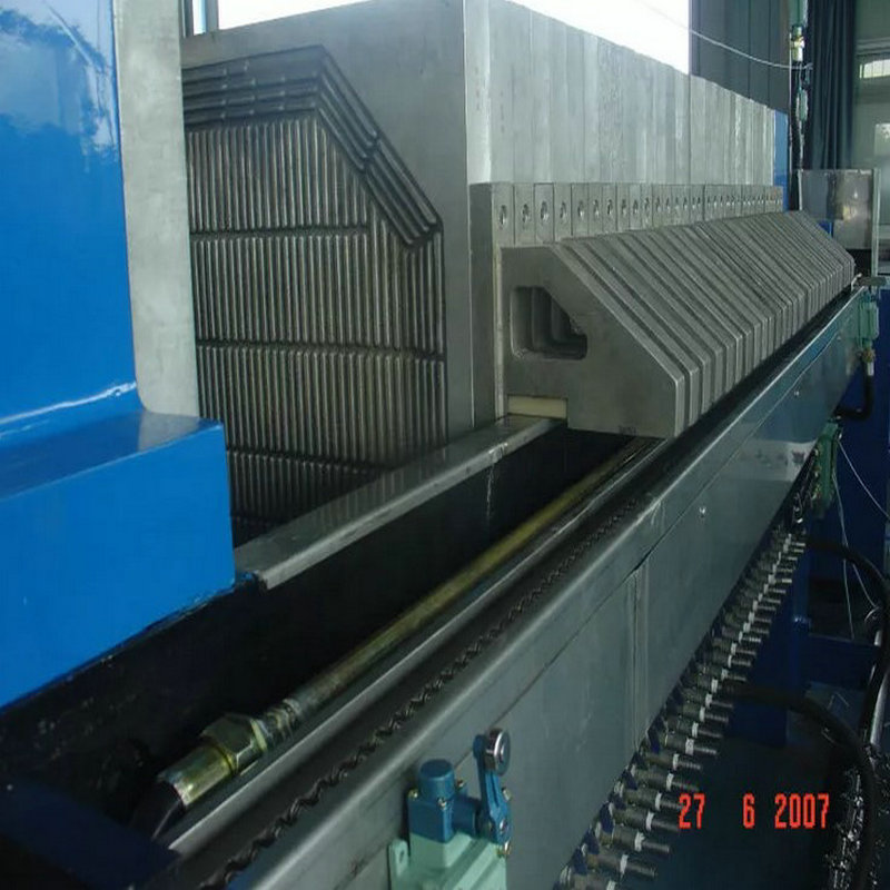 Pulpa de papel Aguas residuales Filtro de prensa de membrana automática