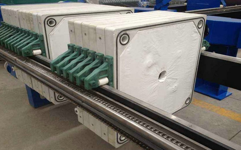 Prensa de filtro de marco de placa de almidón hidráulica automática