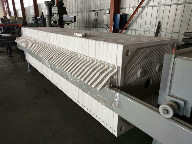Proceso de galvanoplastia Filtro prensa de aguas residuales