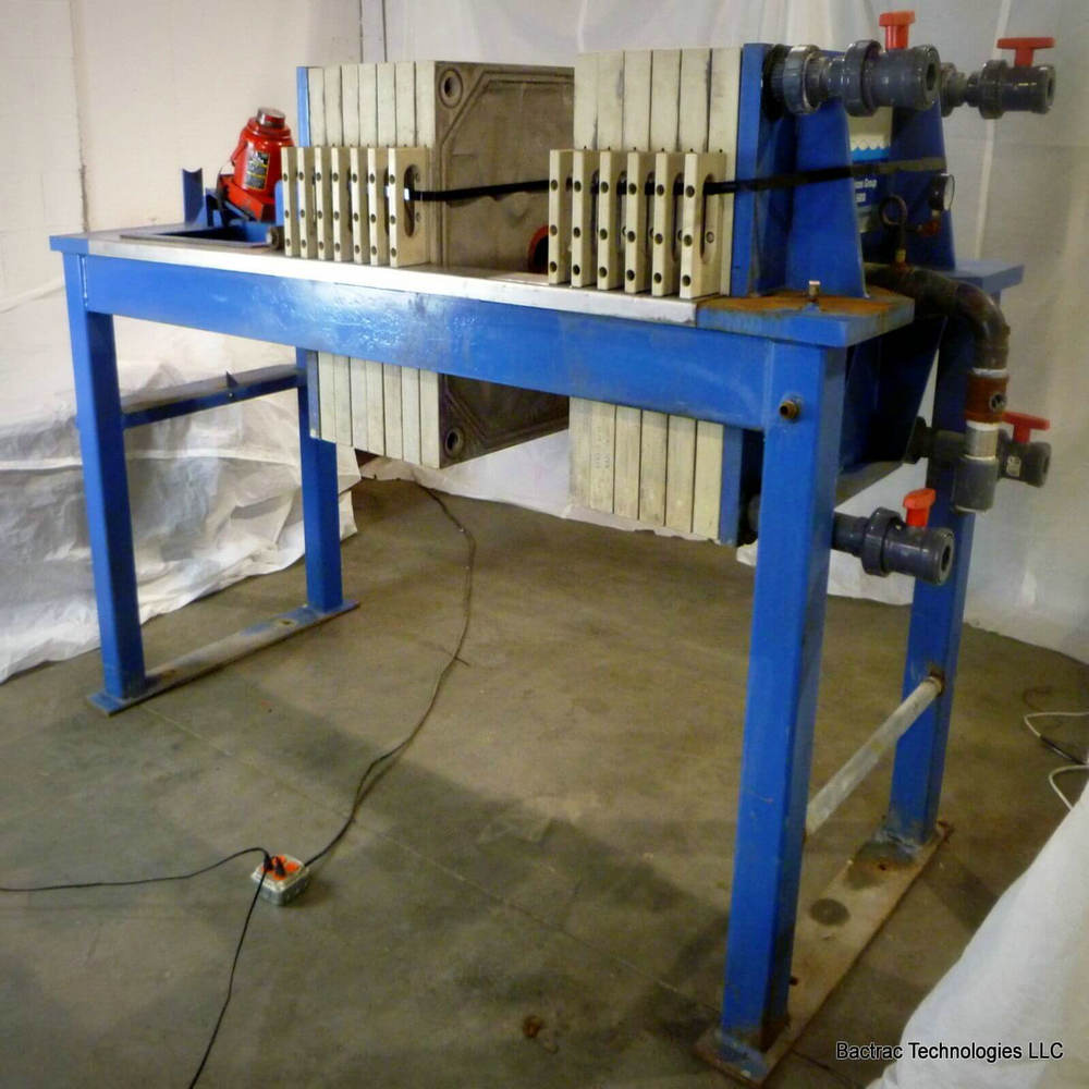 Prensa de filtro de material de hierro fundido utilizada para metalurgia